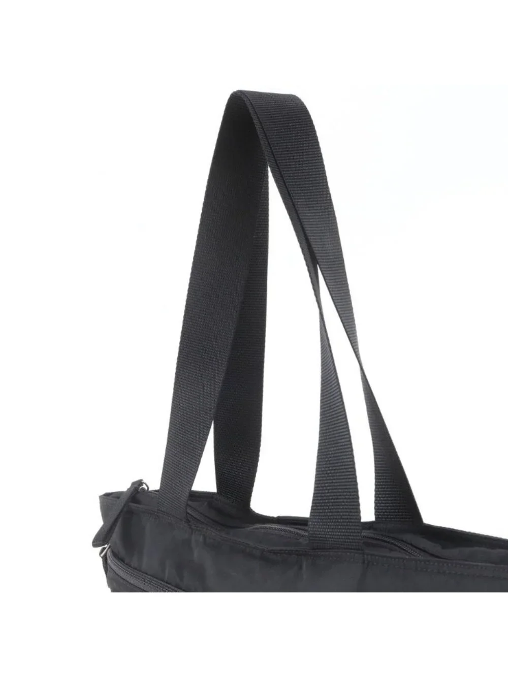 Prada White Tag Tessuto Nylon Triangle Logo Tote Bag Shoulder Document